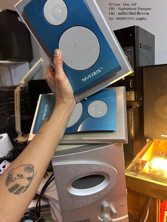 ลำโพงซับ NIVEOUS SA-1200(เบสหนัก เสียงแน่น ขายยกเซ็ท3ชิ้น999 ค่า