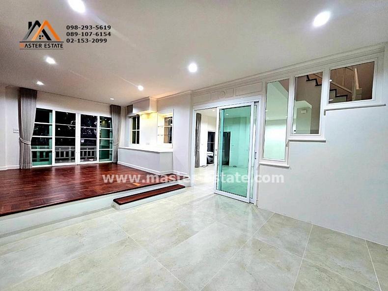 ม.มัณฑนา วัชรพล-รามอินทรา 1 บ้านเดี่ยวพร้อมเรือนรับรอง เนื้อที่ 106 ตร.ว. Renovate พร้อมอยู่ เงียบสงบ ร่มรื่น กว้างขวาง คุณภาพ Land+House ทำเลดีมาก 6