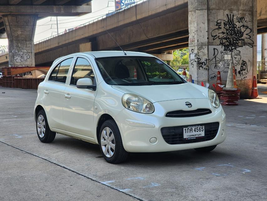 ขายรถ Nissan March 1.2 ปี 2012 สีขาว เกียร์ออโต้