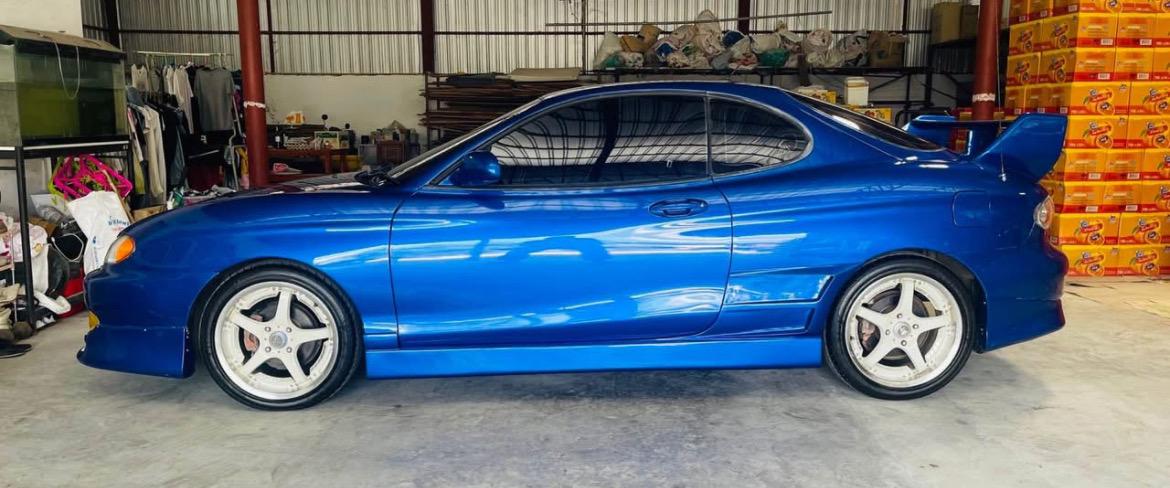 ปล่อยขาย Hyundai Tiburon สีน้ำเงิน 5