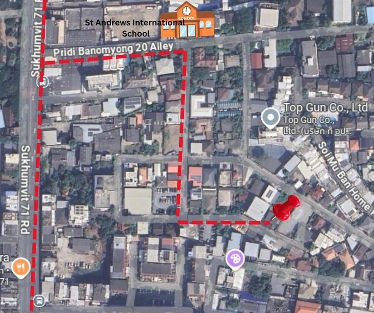 ขายที่ดินแปลงเล็ก 50 ตารางวา ปรีดี 20 สุขุมวิท 71 พร้อมแบบบ้านหรูมีลิฟต์ 7