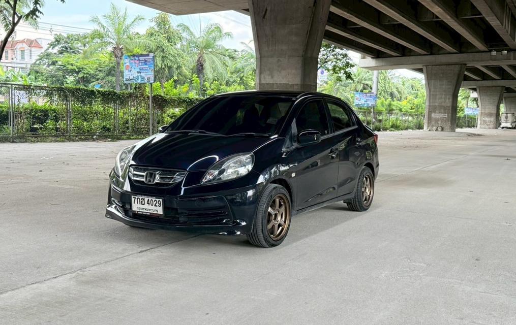 ขายรถ Honda Brio amaze 1.2 ปี 2013 สีน้ำเงิน เกียร์ออโต้ 3