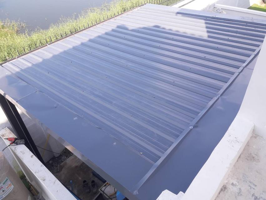 รับเหมา ต่อเติม โครงหลังคากันสาด ต่อเติมห้องครัว เทพื้นปูกระเบื้อง Line dddesign23 รูปที่ 16