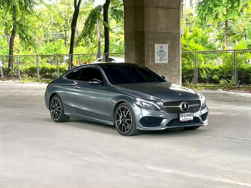 ขายรถ Benz AMG C43 4MATIC Coupe W205  ปี 2019 สีเทา เกียร์ออโต้