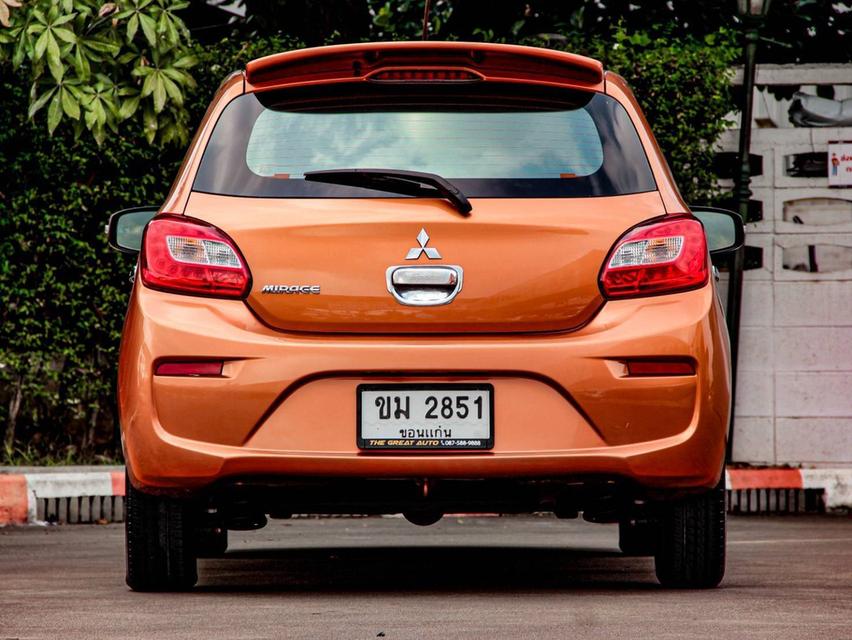 MITSUBISHI MIRAGE 1.2 GLX ปี 2019 เกียร์ Auto เบนซิน สีส้ม รถบ้านพร้อมใช้งาน ไมล์เพียง 110,249 km. 7