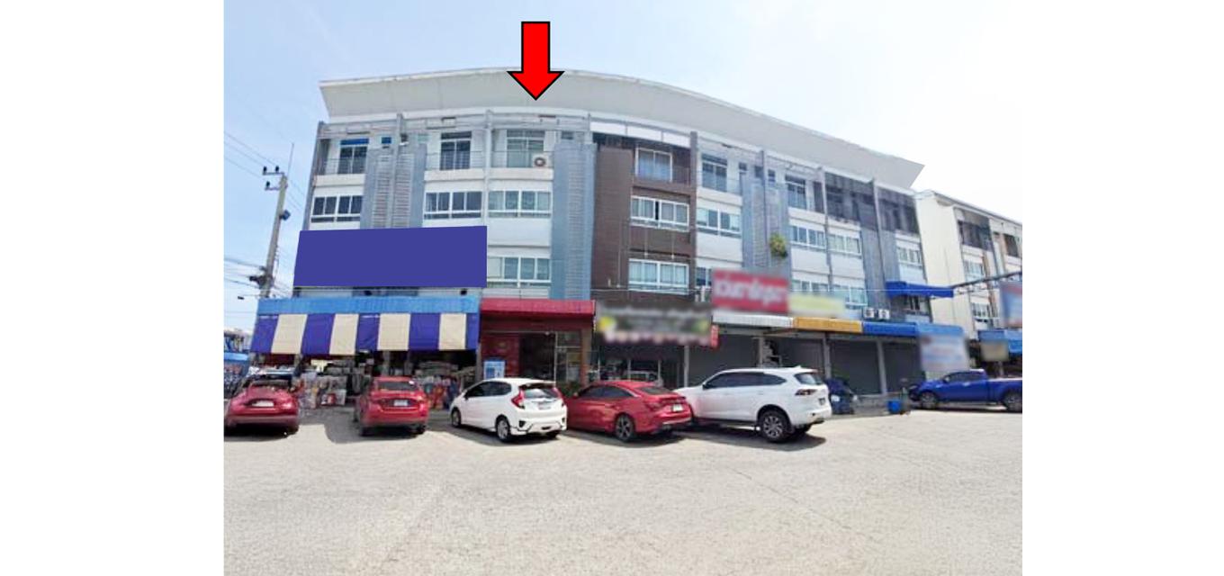 [ขาย] อาคารพาณิชย์ 4 ชั้น ต.คลองสาม อ.คลองหลวง จ.ปทุมธานี 1