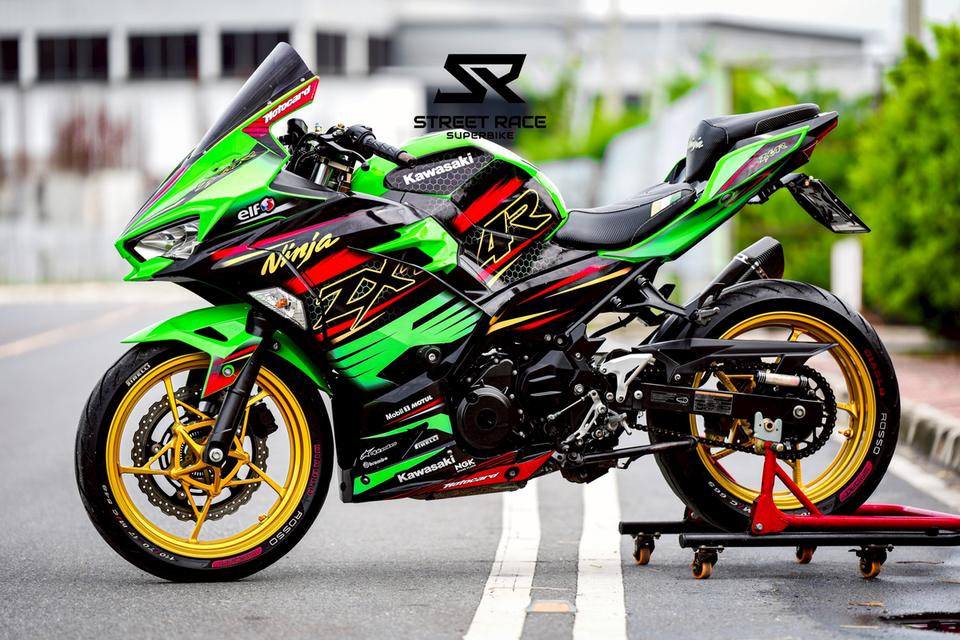 2019 Kawasaki ninja 400 krt 2019 ของแต่งท่วมๆเลย จัดเต็ม 3