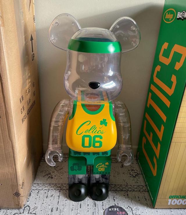 Bearbrick x NBA Boston 1000%