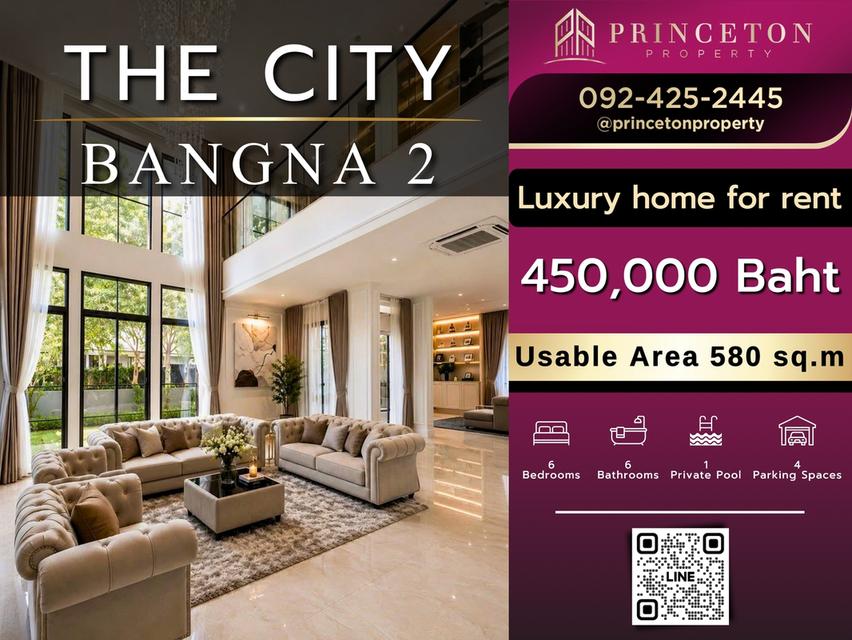 Luxury House For Rent The City Bangna 2 1
