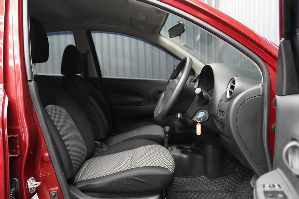 NISSAN MARCH 1.2 E CVT AT ปี 2018 สี แดง ไมล์น้อย พร้อมขับ โทร. 0922639576 เอ๋ 14