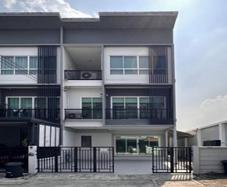 ให้เช่า ทาวน์โฮม 3 ชั้น หมู่บ้านสัมมากร อเวนิว รามอินทรา วงแหวน ติดถนนคู้บอน หลังมุม บ้านสวยมาก ตกแต่งเป็นสำนักงาน 1