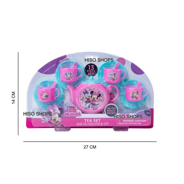 เซ็ตน้ำชา Minnie Mouse 13 ชิ้น ชุดเดียวเล่นได้ทั้งบ้าน เสริมจินตนาการ สนุกกับการเล่นบทบาทสมมุติ
