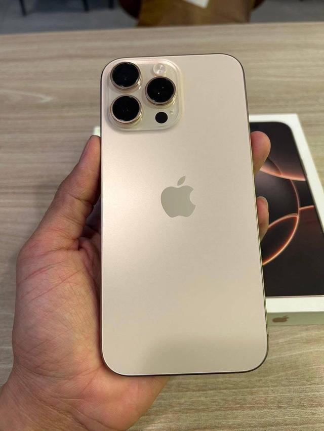 iPhone 16 pro max สี Desert Titanium 