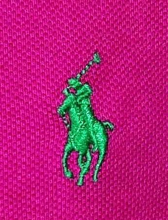 Polo Ralph Lauren Cropped Polo Shirt Aruba Pink รูปที่ 6