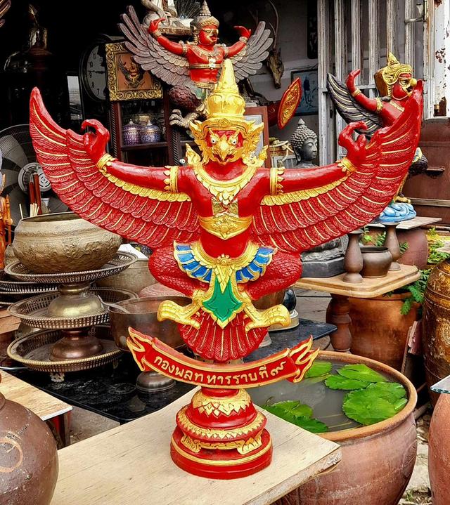 พญาครุฑ ครุฑตั้งบูชา รุ่นทหารราบที่9 ขนาด65ซม 5