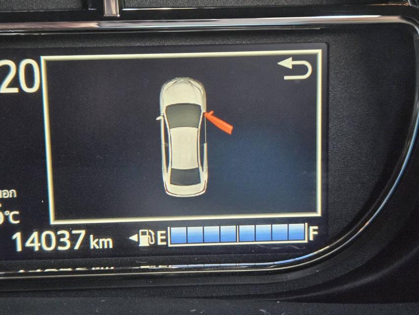 ขายรถยนต์ Toyota Yaris Ativ รุ่น S Top แี 2019 (รถออกต้นเดือนมีนาคม 2020)รถยนต์ใชน้อยมาก ไมล์ 14070 12