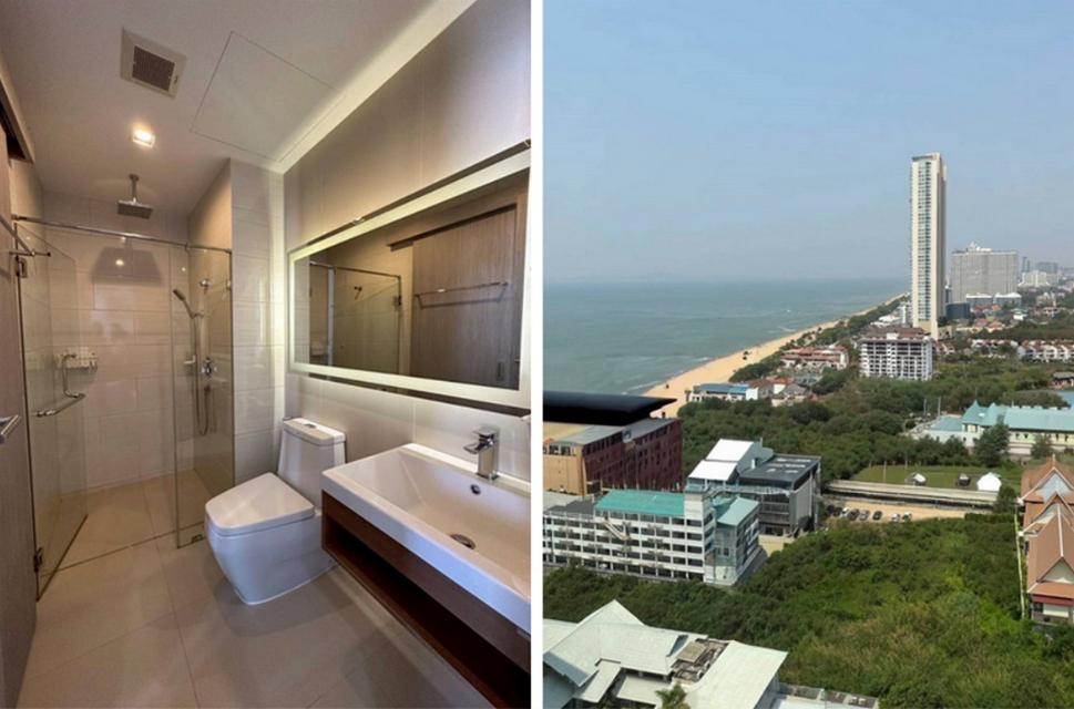 Aeras Beachfront Condo Jomtien Pattaya ห้องมุม 48 ตารางเมตร 2 ห้องนอนใหญ่ วิวทะเล ตกแต่งครบ 9