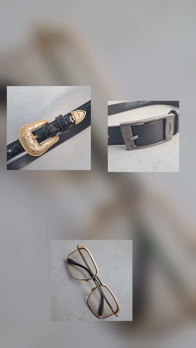 แว่น Marwitz germany, เข็มขัด Wrangler วินเทจ, เข็มขัด hardy amies london