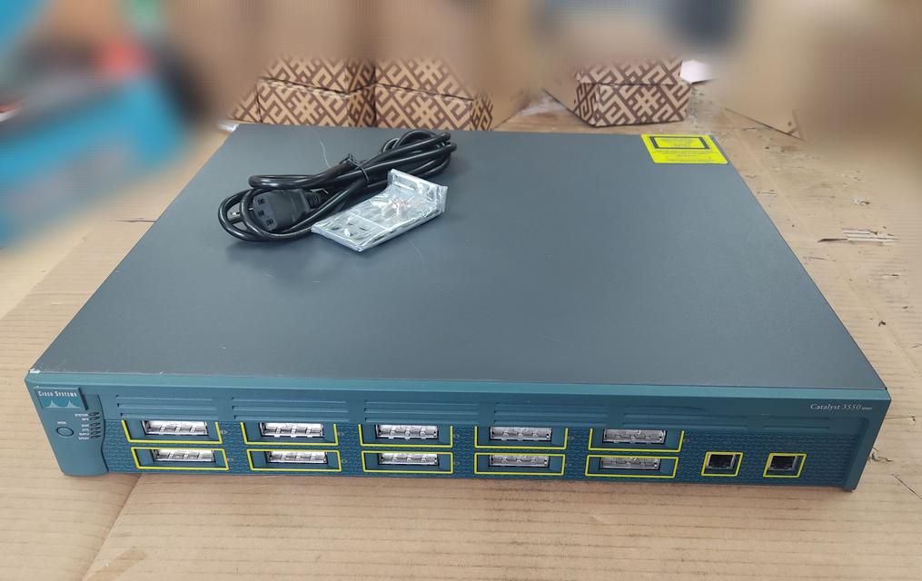 Cisco WS-C3550-12G สินค้ามือสอง ทดสอบแล้ว ประกันจากผู้ขาย 1ปี 5