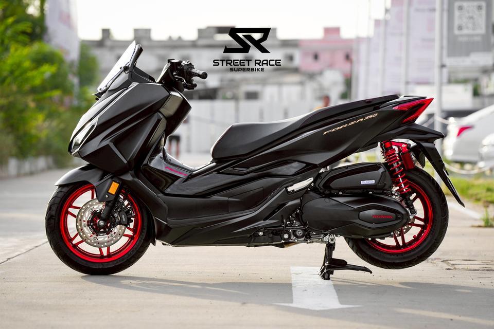 ❗️❗️เข้าใหม่! สายเท่จัดให้ครบ! ❗️❗️ 🏍️ #Forza350 ปี 2024 สีดำ ใส่ Profender GP ของแต่งเบิกใหม่ทั้งคัน! หล่อสุดในรุ่น ขี่นุ่ม โช๊คเทพ ของครบพร้อมซิ่ง! 12