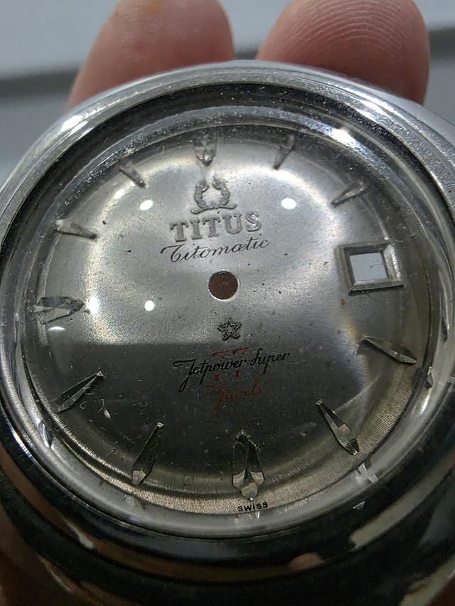 A.อะไหล่ ตัวเรือน และหน้าปัดนาฬิกา ยี่ห้อ TITUS ของใหม่เก่าเก็บ ไม่มีฝาหลัง ของสะสม ขายตามสภาพ  พร้อมส่ง รูปที่ 3
