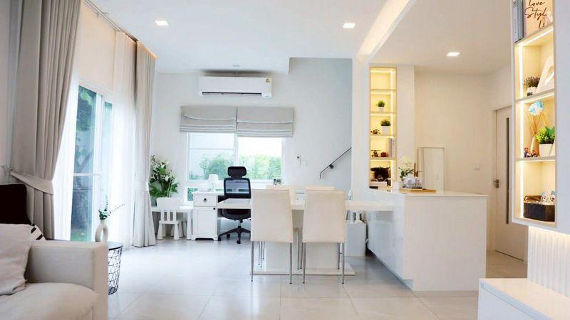 ขายบ้านเดี่ยว 2 ชั้น มัณฑนา ราชพฤกษ์-นครอินทร์ เเบบบ้าน Amplify เนื้อที่ 64.6 ตร.ว. พื้นที่ใช้สอย 158 ตร.ม. 3 ห้องนอน 3 ห้องน้ำ ที่จอดรถ 2 คัน