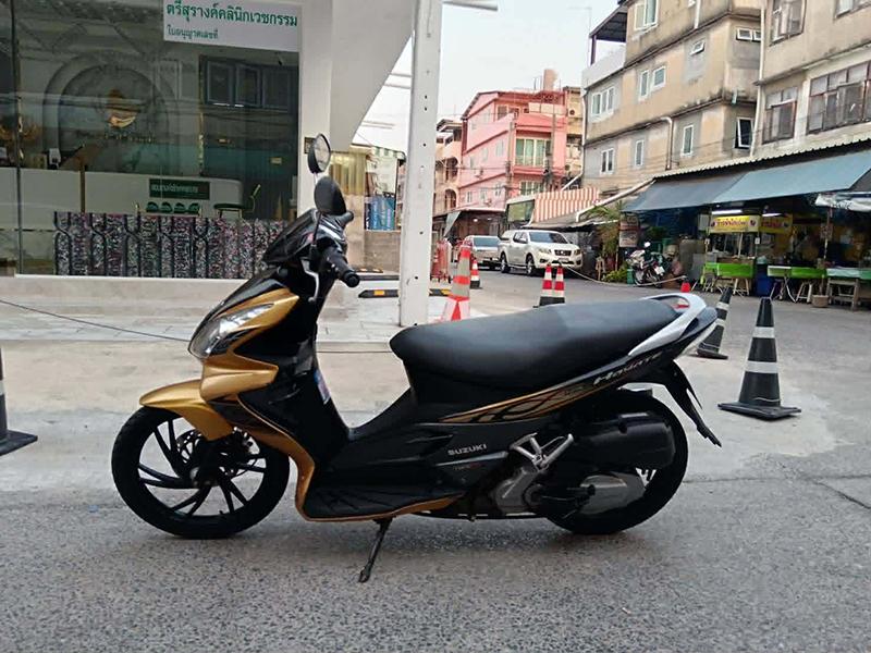 Hayate 125 ตัวท็อป ล้อแม็ก มือเดียว ภาษีปี70 สวยหรู เครื่องสดเดิมๆดียอดเยี่ยม ราคา 15500 บาท รูปย่อยที่ 4