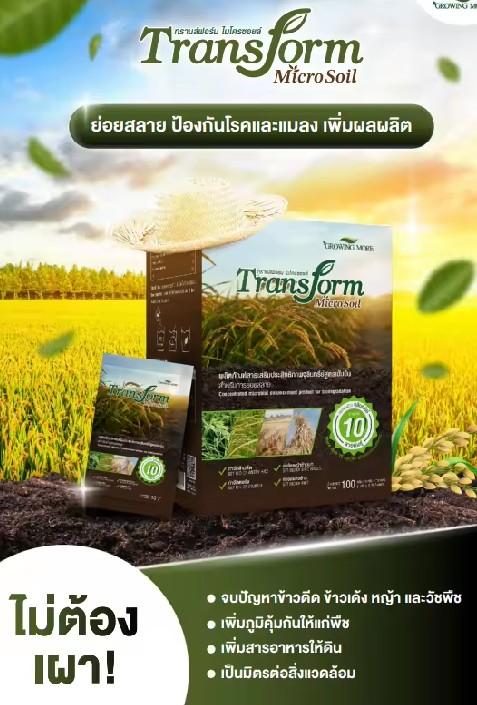 ขายทรานฟอร์มไมโครซอย สารช่วยย่อยสลายข้าวดิดข้าวเด้ง รูปย่อยที่ 4