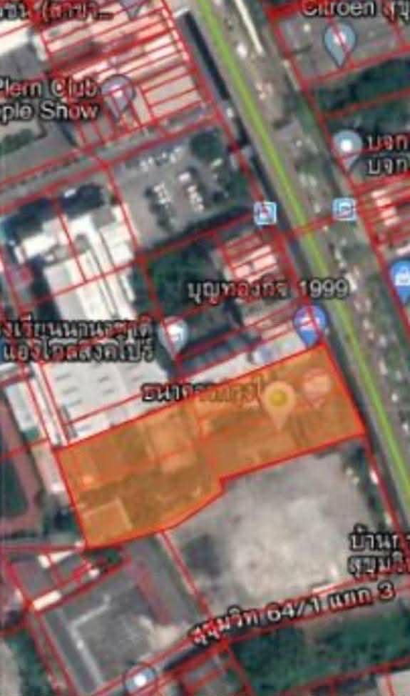 Land for sale on Sukhumvit main road 13