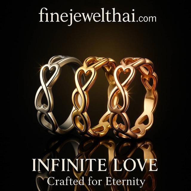 Finejewelthai MID YEAR SAEL เครื่องประดับแท้ แหวนอินฟินิตี้ เงินแท้925