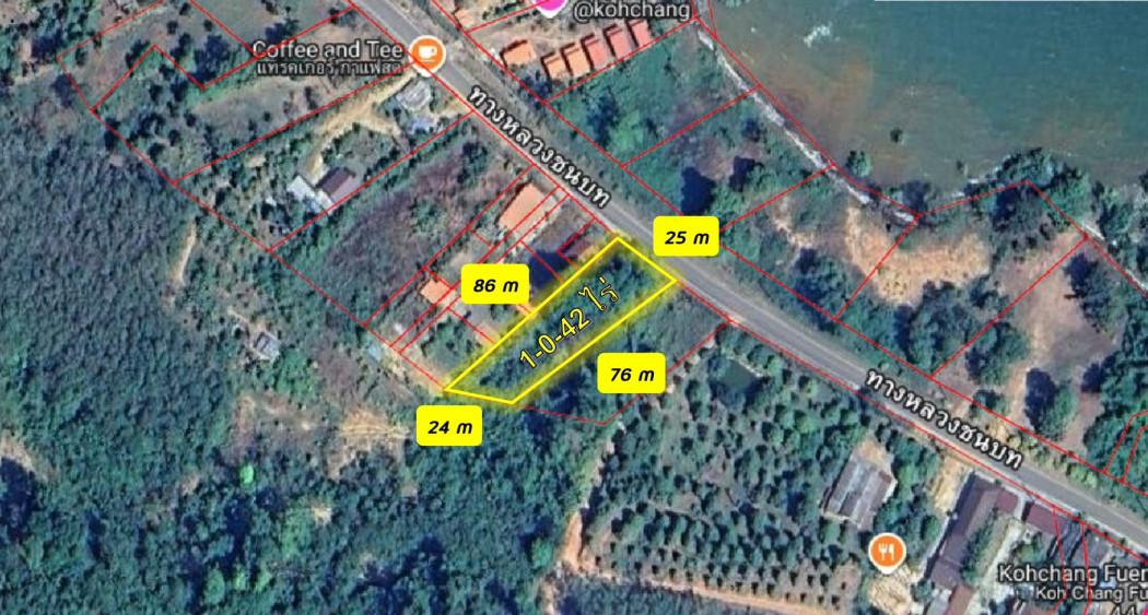 ขายที่ดิน แปลงสวย อ.เกาะช้าง จ.ตราด ขนาด 1-0-42 ไร่ ใกล้ท่าเทียบเรือเกาะช้าง 5