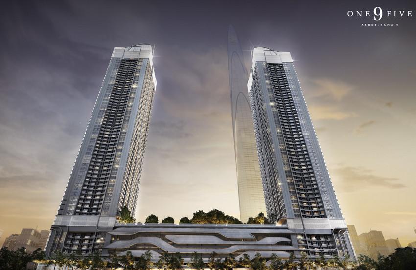ให้เช่า หรือ ขาย Condo One9Five Asoke-Rama 9 (โควต้าต่างชาติ-ไทย) สตูดิโอ และ 1-2 ห้องนอน ถูกกว่าโครงการ ตกแต่งครบ 10
