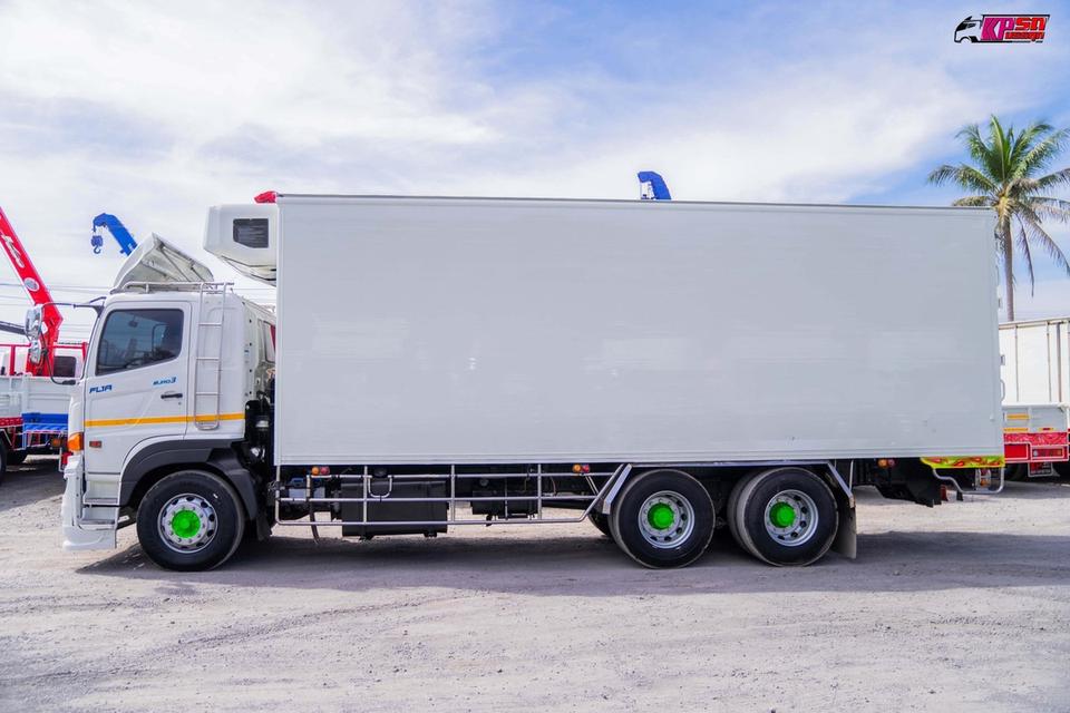 HINO FL1A 344 แรง 10 เพลาเดียว สีขาว ตู้เย็น 2