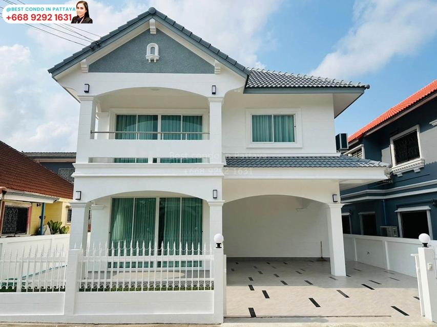 "บ้านเดี่ยว 2 ชั้น พร้อมอยู่ ในหมู่บ้าน ทำเลใกล้เมือง ใกล้โรงเรียนสาธิตอุดมศึกษา"เฟอร์นิเจอร์บิ้วท์อินทั้งหลัง #รหัสทรัพย์420 1