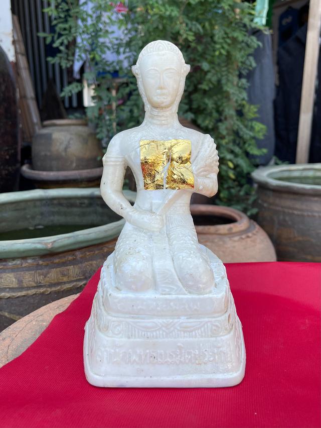 พระแม่โพสพ 25พุทธศตวรรษ ปี2500 สีขาวมุก รูปหล่อพระแม่โพสพ เนื้อแก้ว สำนักพุทธเนรมิตประทีป