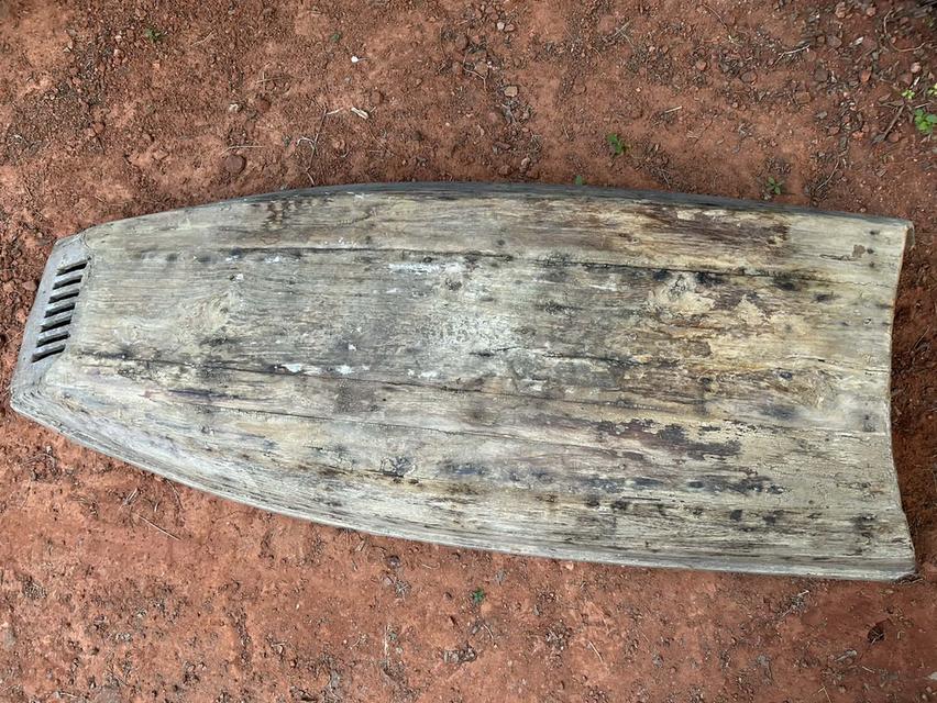 เรือไม้โบราณ เรือไม้เก่า ขนาดยาว2เมตร กว้าง80ซม ไม้สักทองทั้งลำ เรือไม้ใช้ทางการเกษตร รูปที่ 7