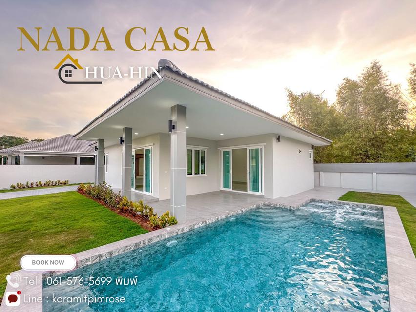 บ้านเดี่ยวหัวหิน🏘️NADA CASA เฟส2 ใกล้ทะเลหัวหิน9กม.🌊