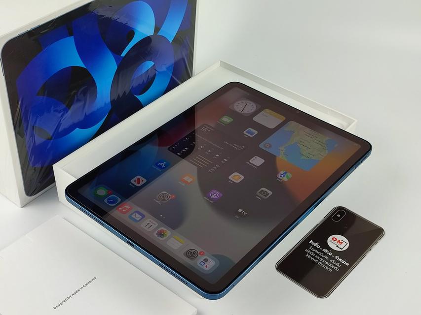 ขาย/แลก iPad Air5 (2022) 64 (Wifi+Cellular) สี Blue ศูนย์ไทย ประกันศูนย์ สภาพสวยมากๆ แท้ ครบกล่อง เพียง 22,900 บาท  6