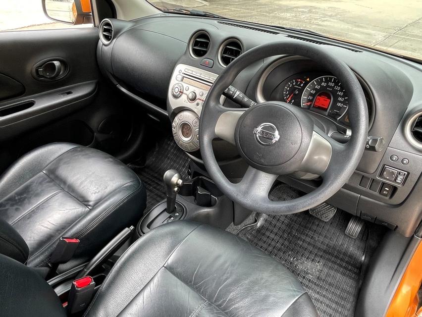 Nissan March 1.2VL เบนซิน เกียร์ออโต้  ปี2012 9