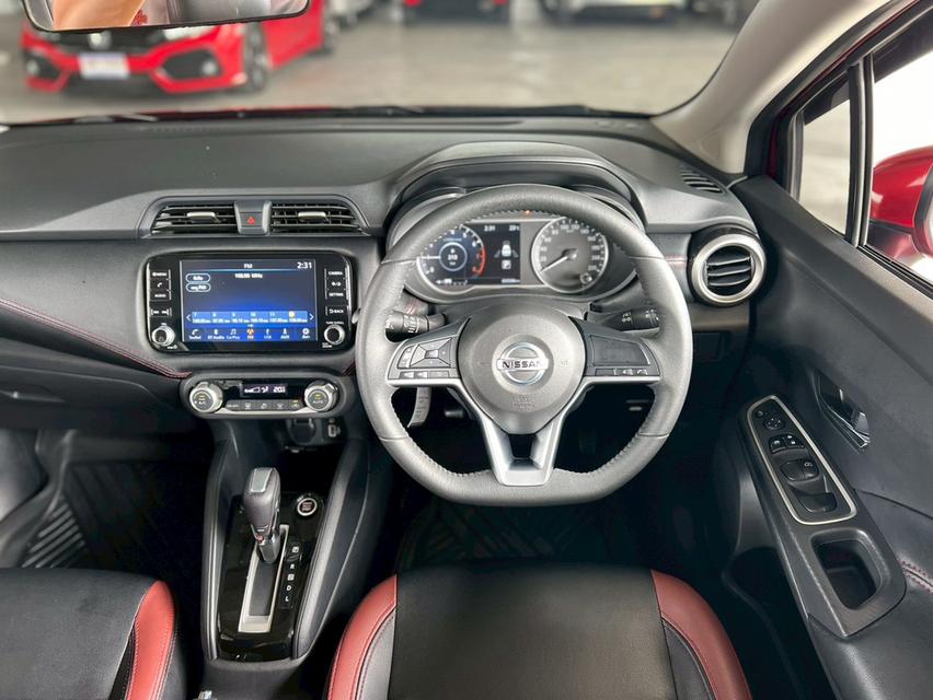ปี 2021 NISSAN ALMERA, 1.0 VL โฉม ปี19-ปัจจุบัน - สีแดง เกียร์ออโต้ ตัวท็อปสุด มือเดียวป้ายแเดง 12
