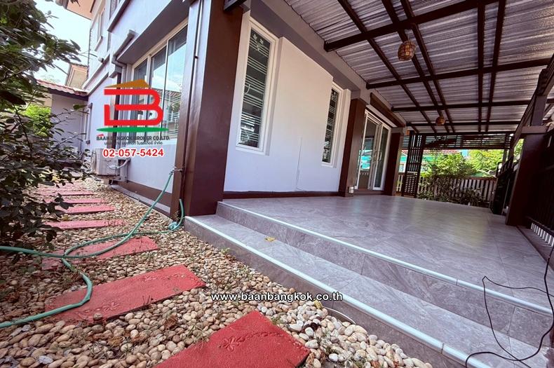 บ้านเดี่ยว เนื้อที่ 53 ตร.ว. หมู่บ้านชัยพฤกษ์ (ซอยวัดลาดปลาดุก) ถนนกาญจนาภิเษก ตำบลบางรักพัฒนา อำเภอบางบัวทอง นนทบุรี 19