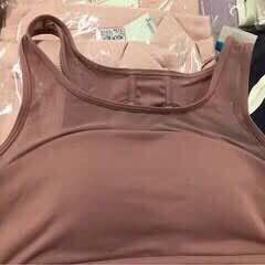 Arokaya บราออกกําลังกายสีชมพูขนาดL 💙