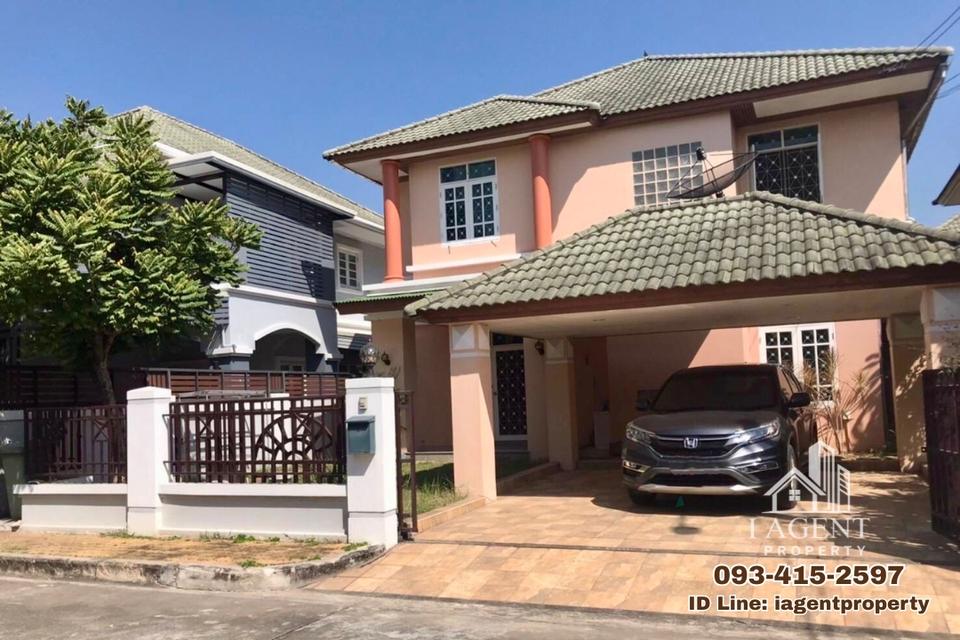 บ้านเดี่ยวมือสอง แจ้งวัฒนะ-ประชาชื่น ใกล้เมืองทองธานี ทำเลดีใกล้รถไฟฟ้า สายสีชมพู พร้อมอยู่ ฟรี!! เฟอร์นิเจอร์  1