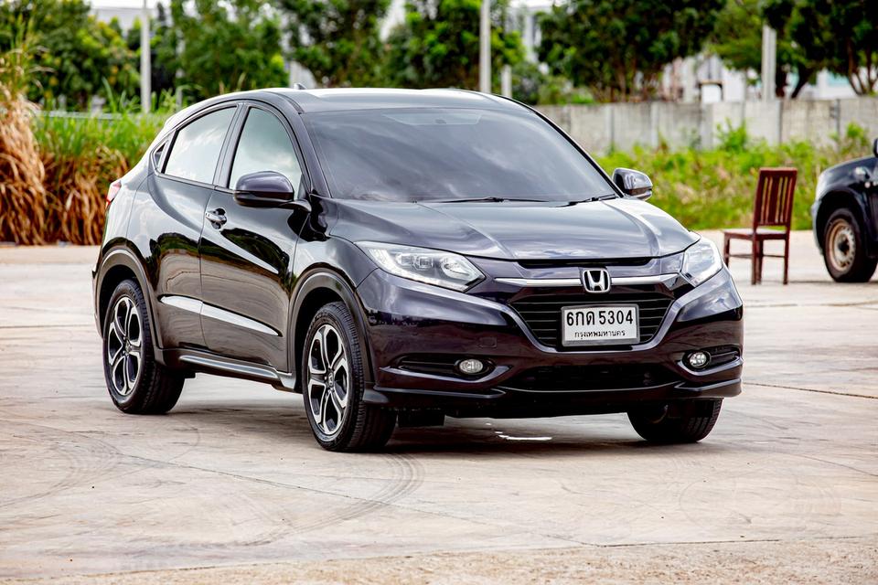 Honda Hrv 1.8E สีเทา ปี 2016 เบาะไฟฟ้า