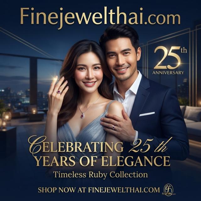 Finejewelthai ชุดเครื่องประดับพลอยแท้ ทับทิมแท้ เสริมมงคลประจำเดือนเกิด