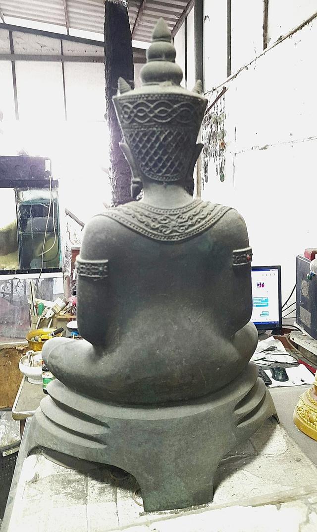 พระพุทธรูปทรงเครื่อง พระบูชาอยุธยาทรงเครื่อง หน้าตัก12นิ้ว ปางสมาธิ 2