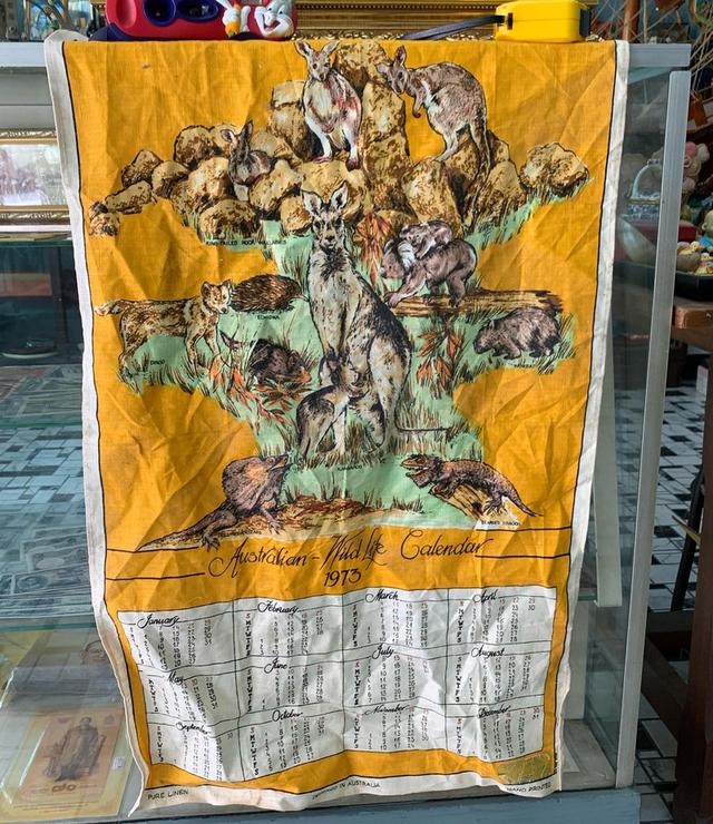 ภาพปฏิทิน hand printed.ออสเตรเลีย ปี 1973 4