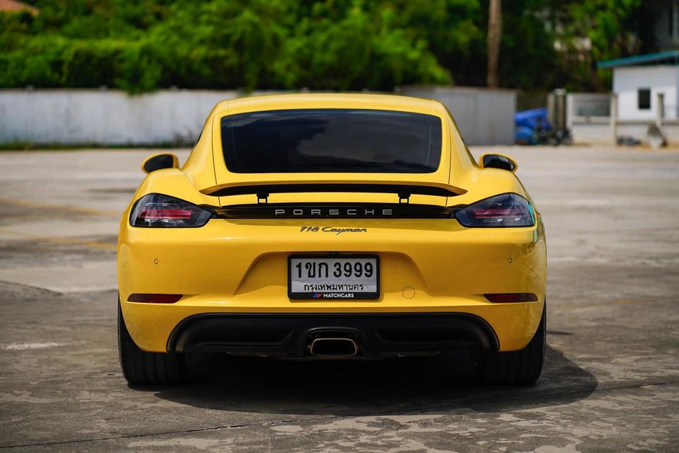 Porsche 718 Cayman ปี 2018 สี Racing Yellow รูปที่ 6