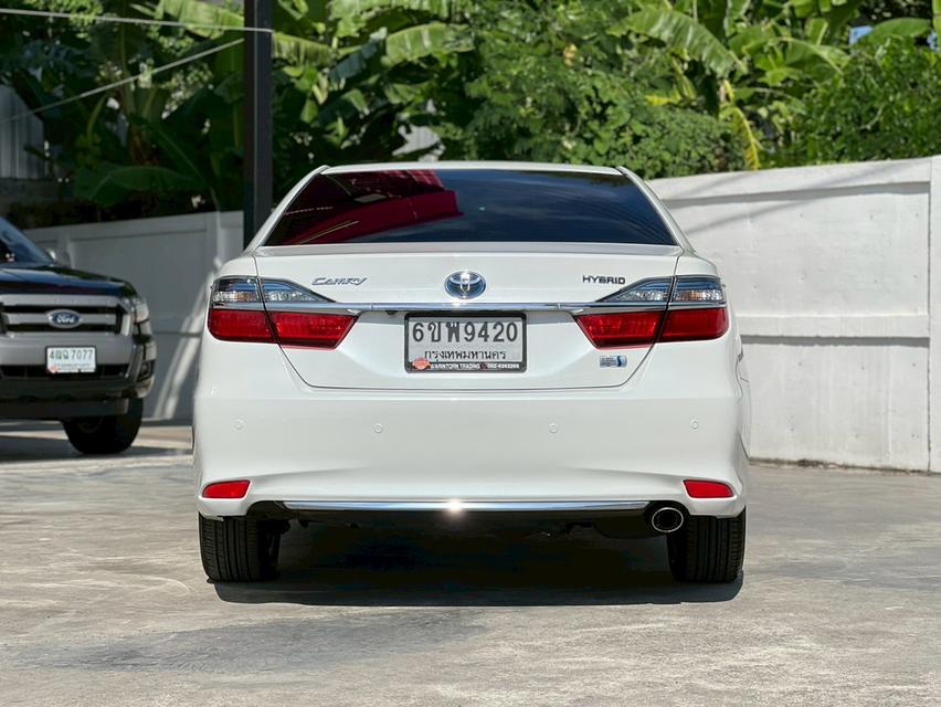 TOYOTA CAMRY 2.5 HV NAVI ปี 2017 โฉม ปี12-18 สีขาว 5