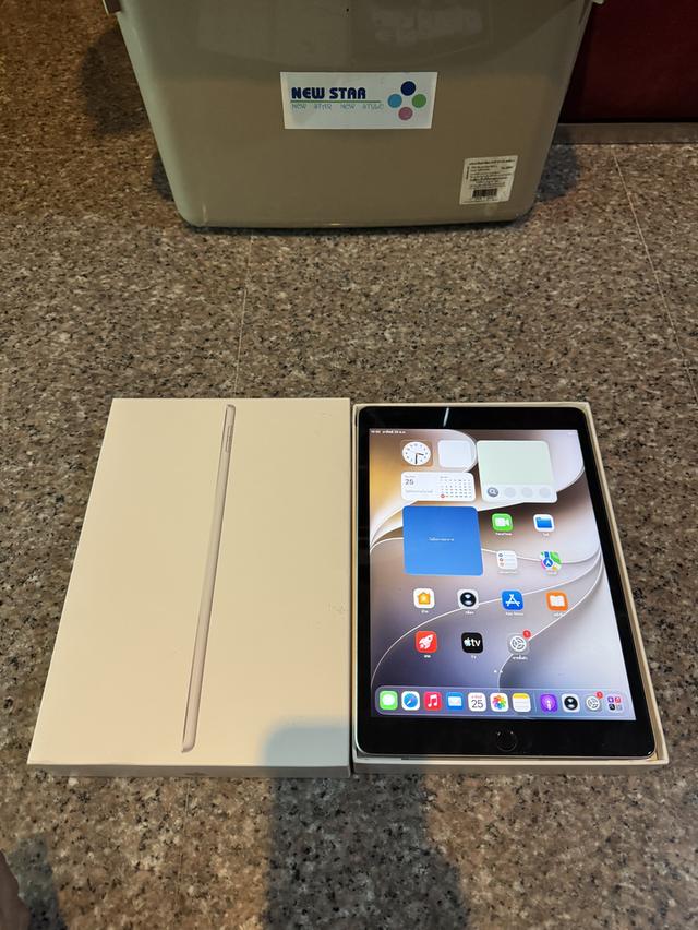 ขายiPadGen9สีSilver64กิ๊กสูนTrueมีกล่องไร้รอยจอสวยๆไม่มีจุดไม่มีเบรินหายาก